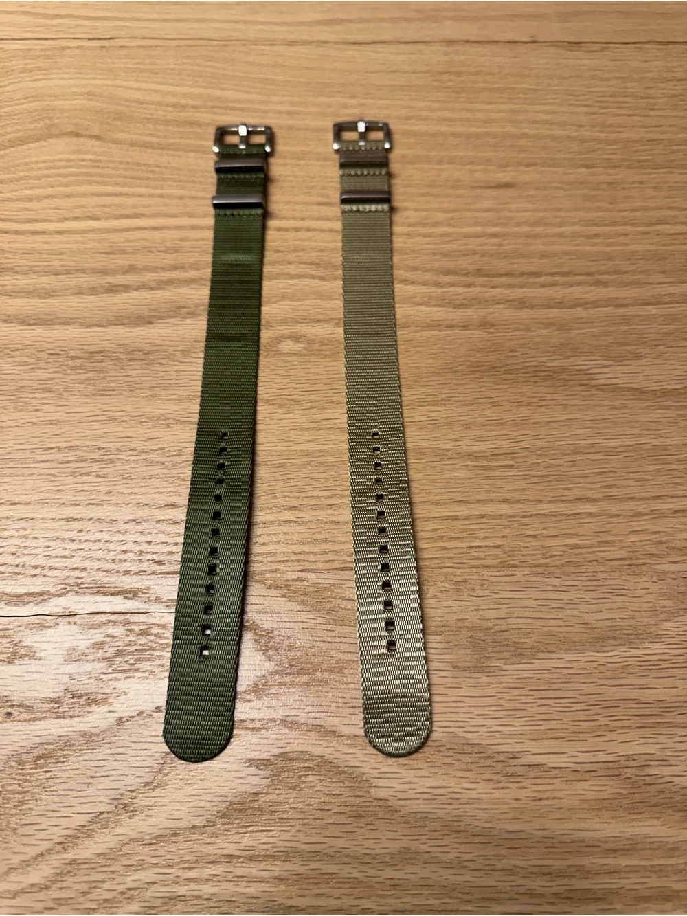 Two NATO Seatbelt Watch Straps 22MM